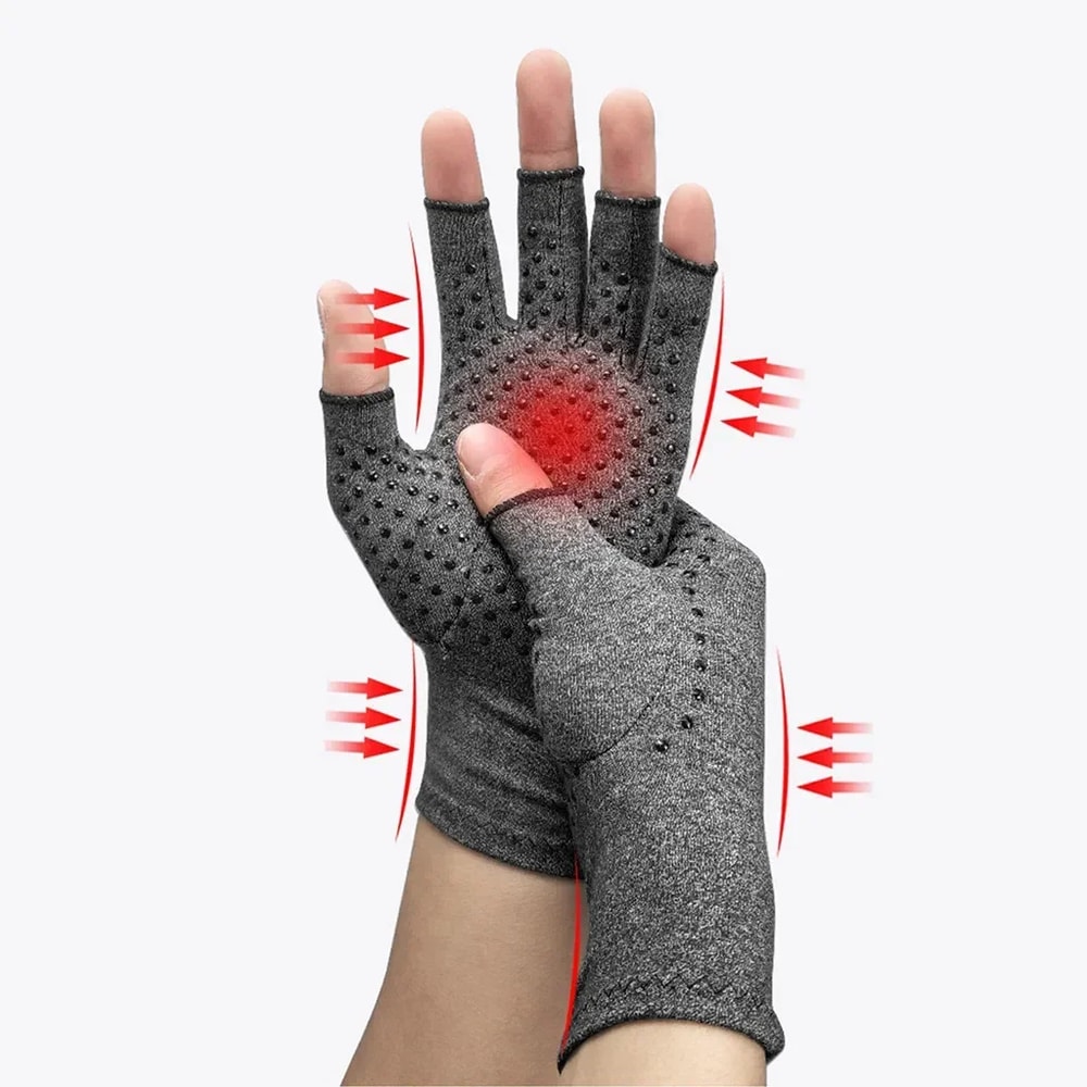 Arthritis Compression Gloves For Carpal Tunnel Pain Relief Wrist Support Brace AntiSlip Therapy Glo 5