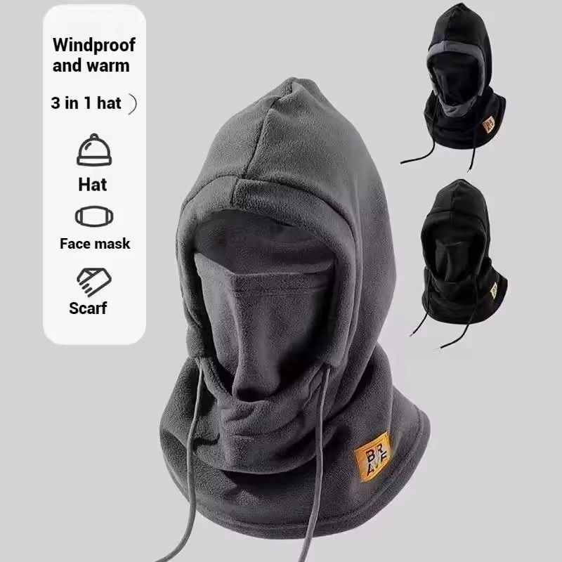 Winter Balaclava Hat With Mask Neck Warmer Windproof Cold Weather Protection For Men And Women Cycl 2