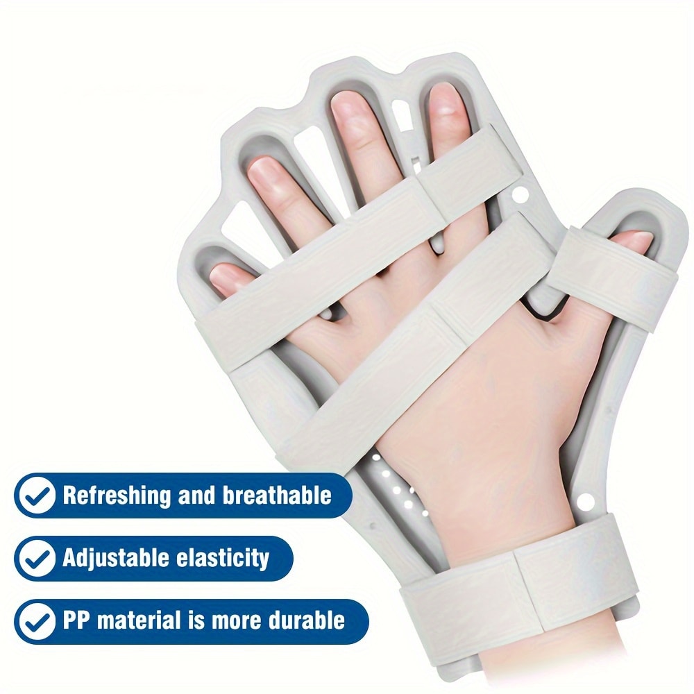 Fingerboard Hand Splint With Strap Adjustable Gloves Supports Protection Finger Correction For Men 1