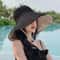 AntiUV Protection Hiking Fisherman Cap Wide Brim Sun Hat Women Foldable Solid Beach Hat Double Side 0