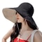 AntiUV Protection Hiking Fisherman Cap Wide Brim Sun Hat Women Foldable Solid Beach Hat Double Side 5
