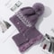 Windproof Coldproof Thicken Balaclava Cap Plush Fur Lined New Style Female Pompoms Winter Hat Keep 6