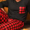 Mens Pajamas Two Piece Set Autumn And Winter Long Sleeved Pants Checkered Sleepwear Soft And Comfor 2