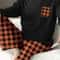Mens Pajamas Two Piece Set Autumn And Winter Long Sleeved Pants Checkered Sleepwear Soft And Comfor 5