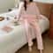 Homewear Suit Womens Fall And Winter Warm Clothes Winter Womens New Pajamas Coral Velvet Leisure Pa 2