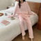 Homewear Suit Womens Fall And Winter Warm Clothes Winter Womens New Pajamas Coral Velvet Leisure Pa 2