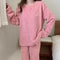 Homewear Suit Womens Fall And Winter Warm Clothes Winter Womens New Pajamas Coral Velvet Leisure Pa 6