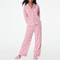 Roller Rabbit Monkey Pajamas Set Preppy Cute PJs For Women Long Sleeve Loungewear Pajama Pants Sets 0