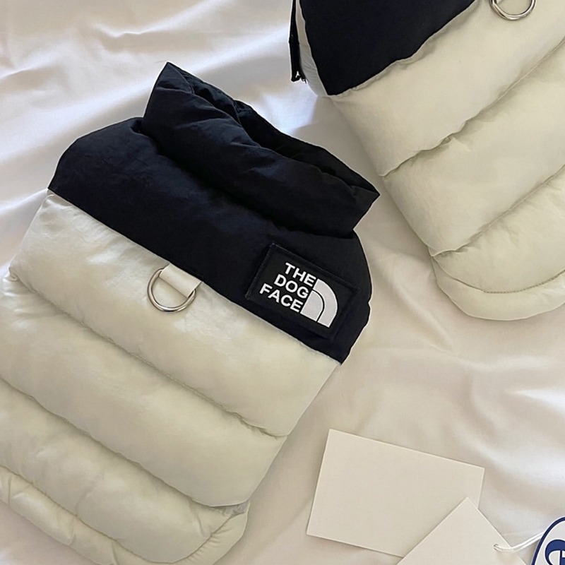 Small To Medium Dog Cute Winter Clothing Pet Warm Cotton Coat Twolegged Thickened Teddy Down Jacket 2