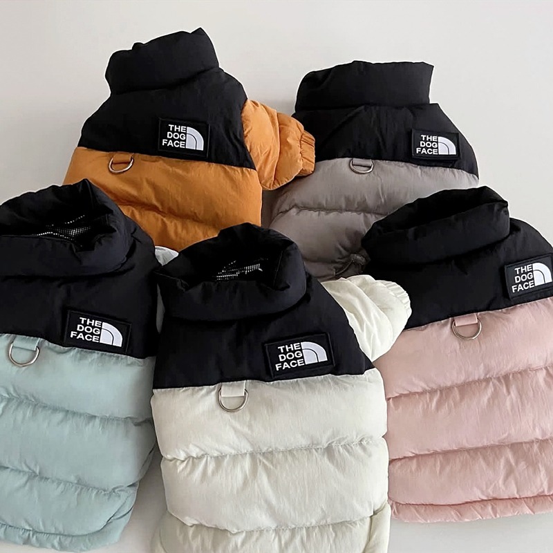 Small To Medium Dog Cute Winter Clothing Pet Warm Cotton Coat Twolegged Thickened Teddy Down Jacket 1