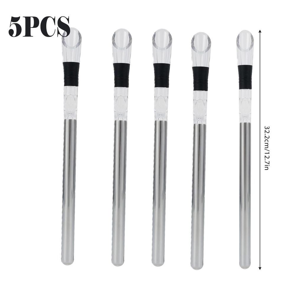 Stainless Steel Wine Bottle Cooling Cooler Ice Chill Rod Aerator Pourer Stopper Frozen Stick For Be 7