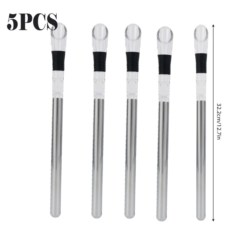 Stainless Steel Wine Bottle Cooling Cooler Ice Chill Rod Aerator Pourer Stopper Frozen Stick For Be 7