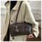 Trend Leather Work Shoulder Bag Simple Large Capacity Crossbody Bag Solid Color Commuting Bag For W 1
