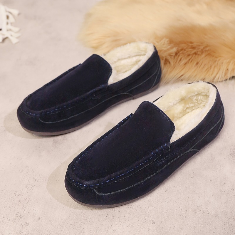 Men Loafers Winter Shoes Plush Warm Casual Sneakers Comfortable Fashion Men Loafers Soft Sole Nonsl 3