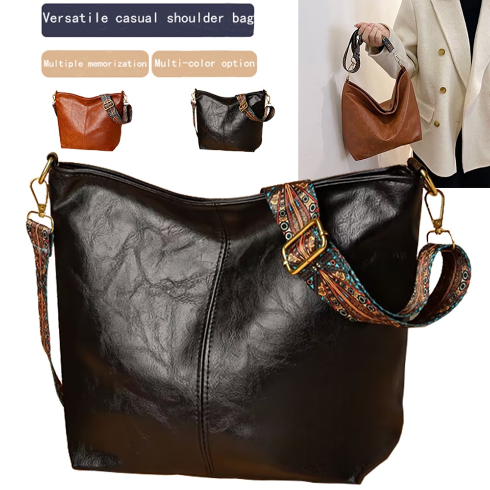 Neutral Style Tote Bag For Men And Women Ethnic Strap Design Ideal For Travel And Photography Singl 1
