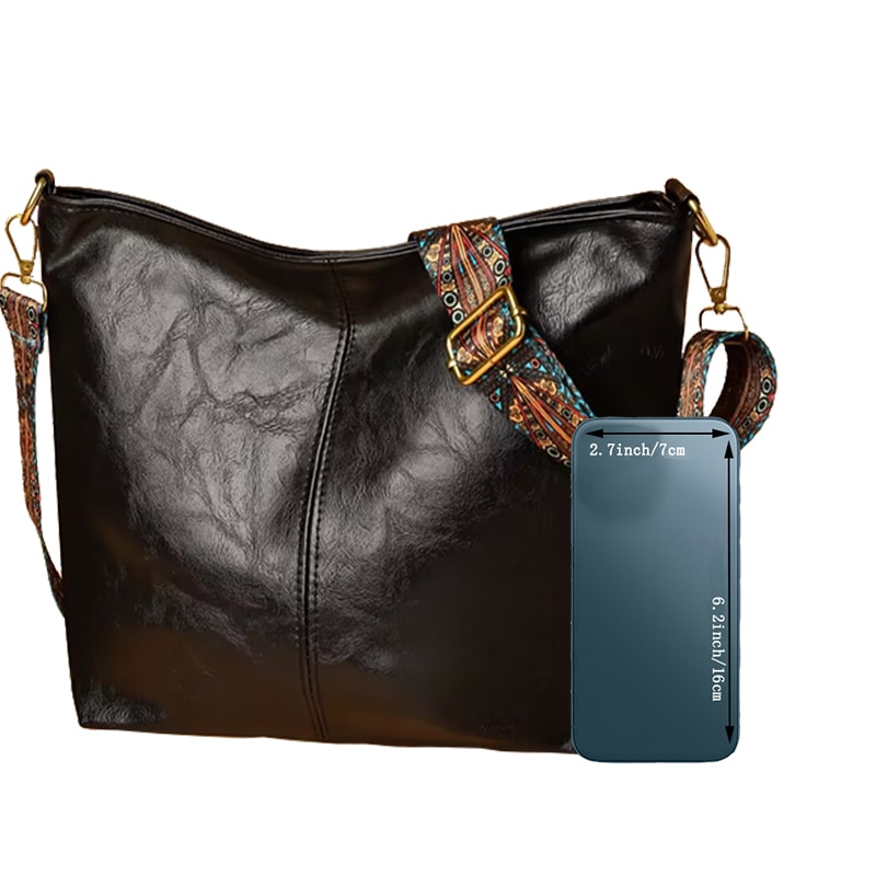 Neutral Style Tote Bag For Men And Women Ethnic Strap Design Ideal For Travel And Photography Singl 3