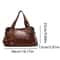 Classic Crossbody Bag Retro Brand Roomy Shoulder Bag For Women Soft PU Leather Luxury Tote With Lar 2