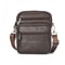 High Quality Zipper Pocket Mens Genuine Leather Crossbody Bag Retro Business Messenger Bag For Men 4