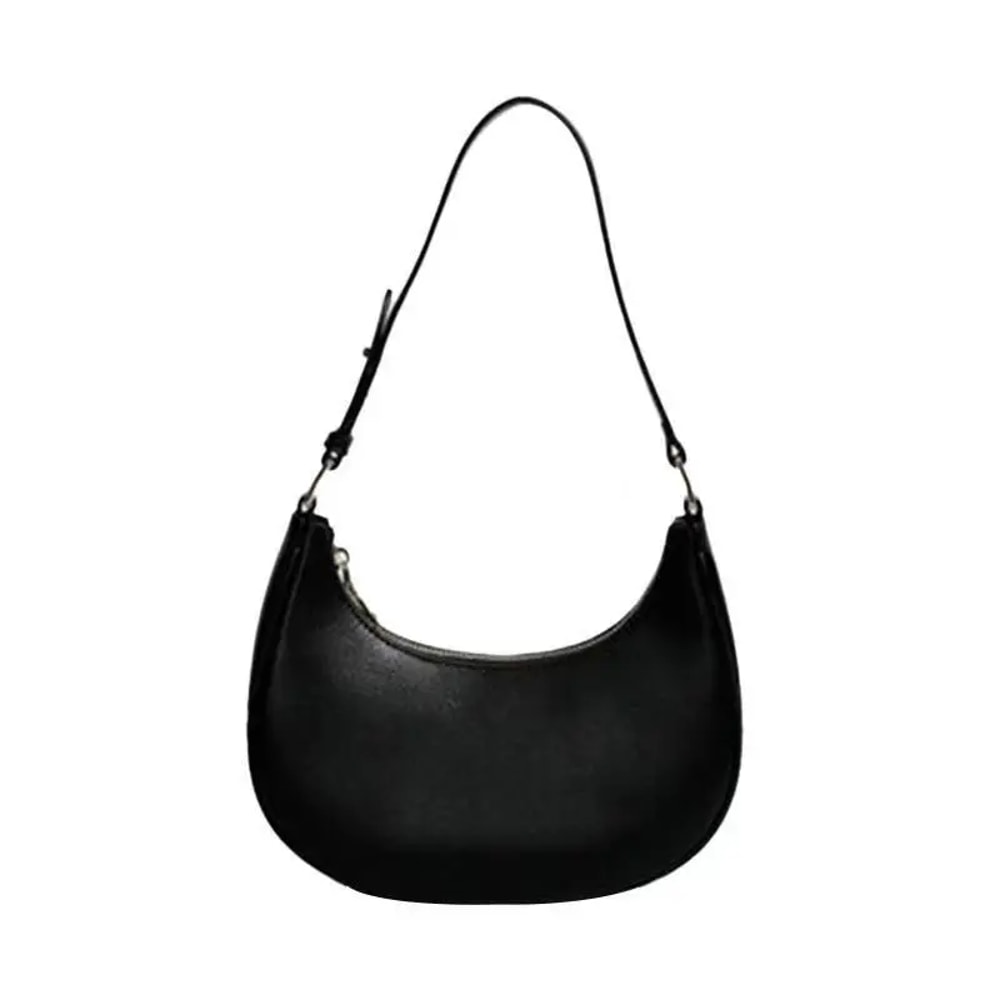 French HighEnd Fashionable Underarm Shoulder Bag Soft PU Leather Trendy Square Shape Internal Zippe 3