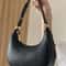 French HighEnd Fashionable Underarm Shoulder Bag Soft PU Leather Trendy Square Shape Internal Zippe 7
