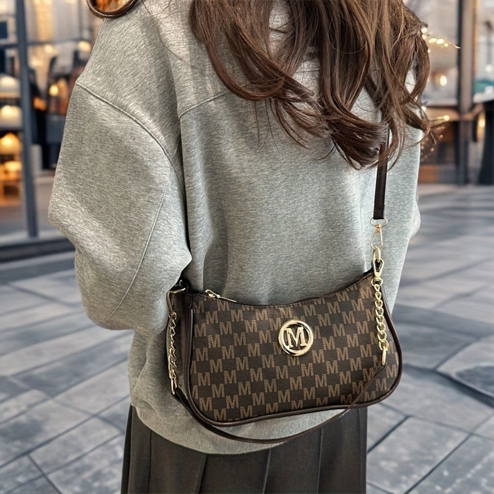 Sophisticated Vintage Style Handbag Crossbody Bag For Women Adjustable Strap Messenger Shoulder Bag 5