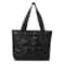Quilted Solid Fashion Ladies Tote Handbags Large Capacity Cotton Padded Shopping Bag Rhombus Portab 5