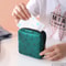 Waterproof Leather Period Bag With Zipper For Women And Teen Girls Sanitary Napkin Storage Bag Smal 2