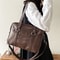 Women Japanese Style J Bag Leather Crossbody Shoulder Bag High School Student Uniform Simple Handba 3