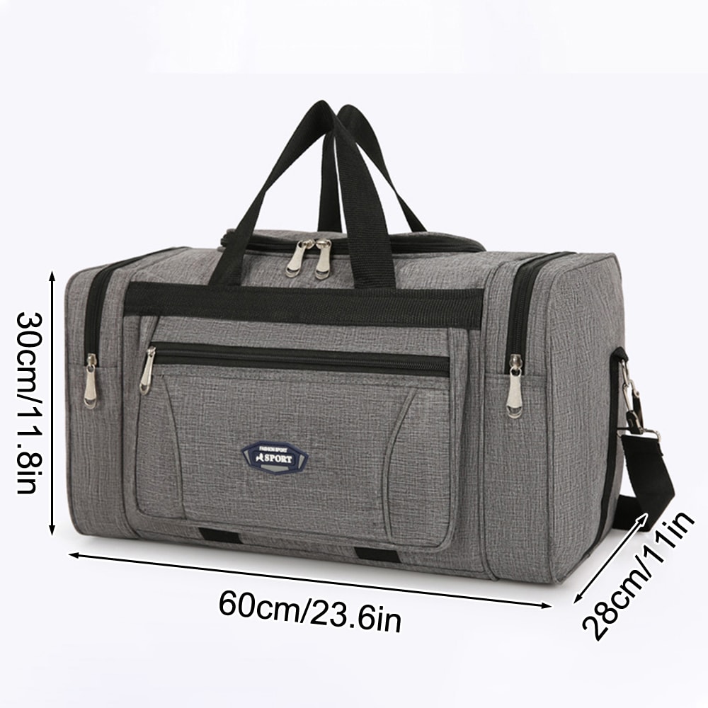 Business Large Capacity Weekend Travel Bag Waterproof Men Travel Bags Duffle Fitness Bag Hand Lugga 5