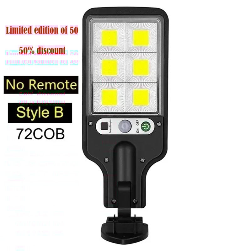 Waterproof LED Outdoor Solar Lights Motion Sensor Wall Lamp Garden Terrace Garage Door Street Lamp 7