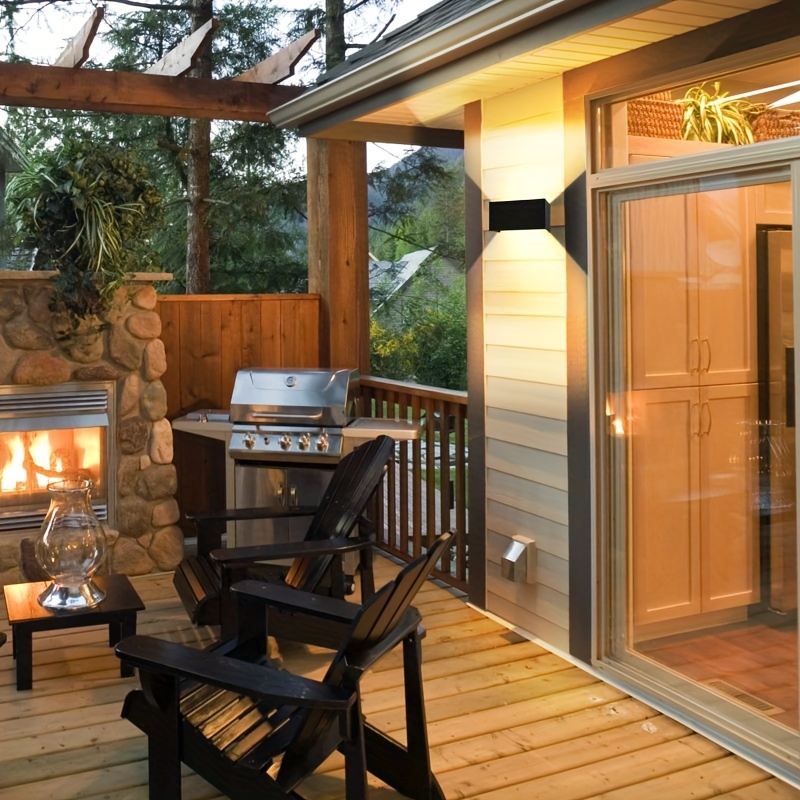 Modern LED Wall Light For IndoorOutdoor Use Up And Down Adjustable Beam Cold Wall Lamp Perfect For 4