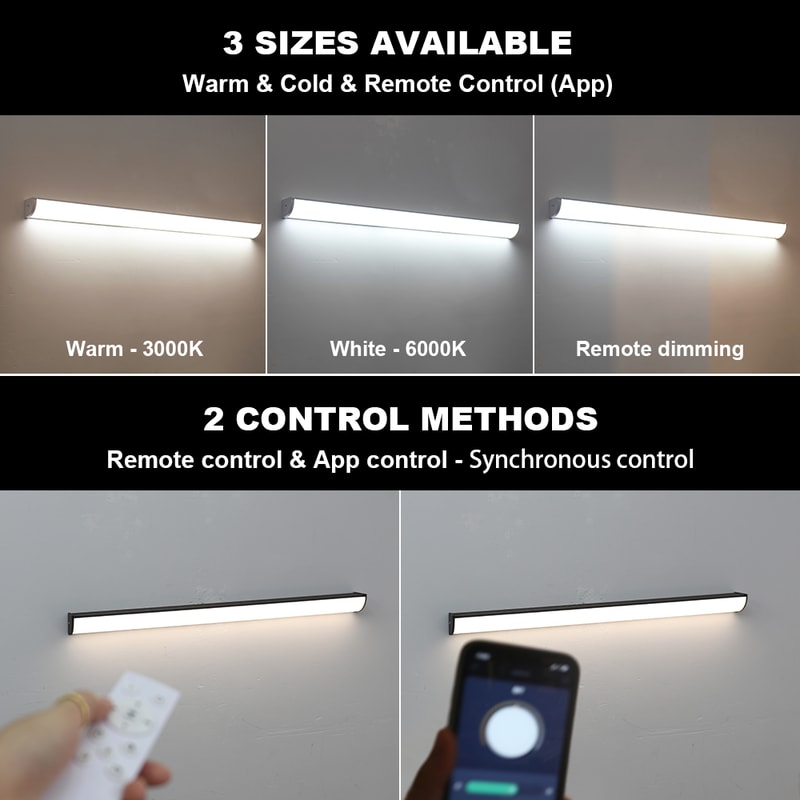 LED Wall Lights Outdoor Modern Long Strip Sconce Lamp For Garden Villa Porch Courtyard Waterproof O 4