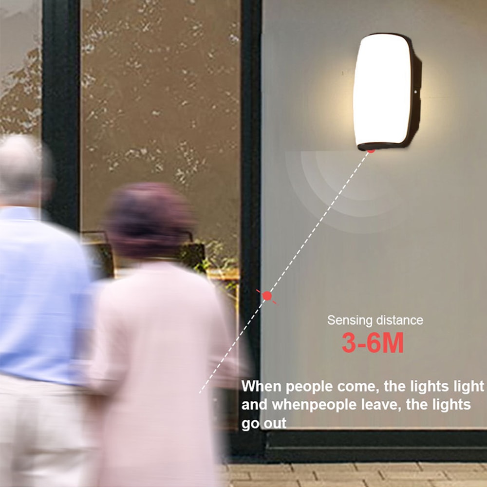 Waterproof LED Outdoor Lights Motion Sensor Wall Lamp Outdoor Lighting LED Light For Patio Garden Y 1