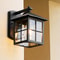 Retro LED Wall Lamp Outdoor Vintage Porch Light Fixtures Black Bronze Sconce For House And Garden 1