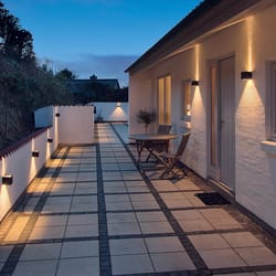 aluminium led wall lamp, outdoor sconce, garden yard porch light, aisle decor, indoor bedside lighting