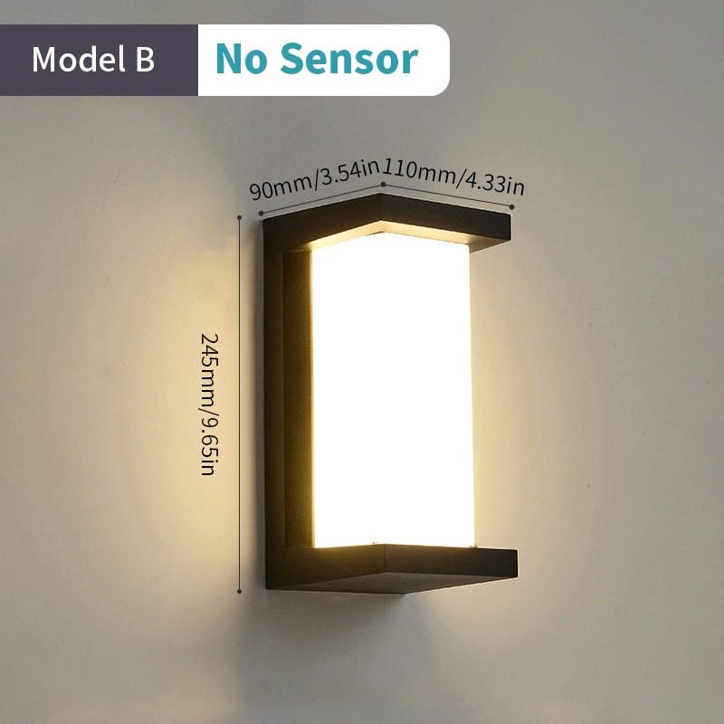 Waterproof LED Outdoor Wall Light Motion Sensor Outdoor Lighting Porch Lights For Balcony Garden St 7