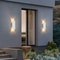 Waterproof Outdoor Wall Lamp Modern LED Lamp In Black White Aluminum Up Lower Light Durable Wall F 3