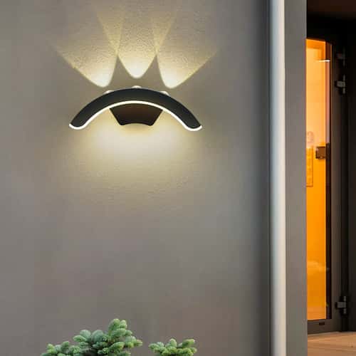 Led Outdoor Wall Light Waterproof IP66 Motion Sensor Led Outdoor Lighting Porch Lights Balcony Garden Lights Outdoor Wall Lamp