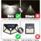 Motion Sensor LED Solar Wall Light Outdoor Waterproof Solar Lights Street Lamp With Sunlight Powere 3