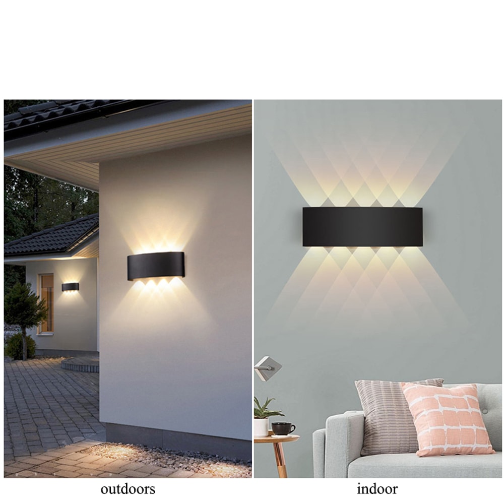 Outdoor LED Wall Lamp Up And Down Lighting For Garden And Room Decoration Street Lights For Yard 3
