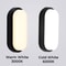 LED Moistureproof Wall Lamp Oval Bathroom Ceiling Sconce Surface Mounted Aisle And Porch Lighting I 3
