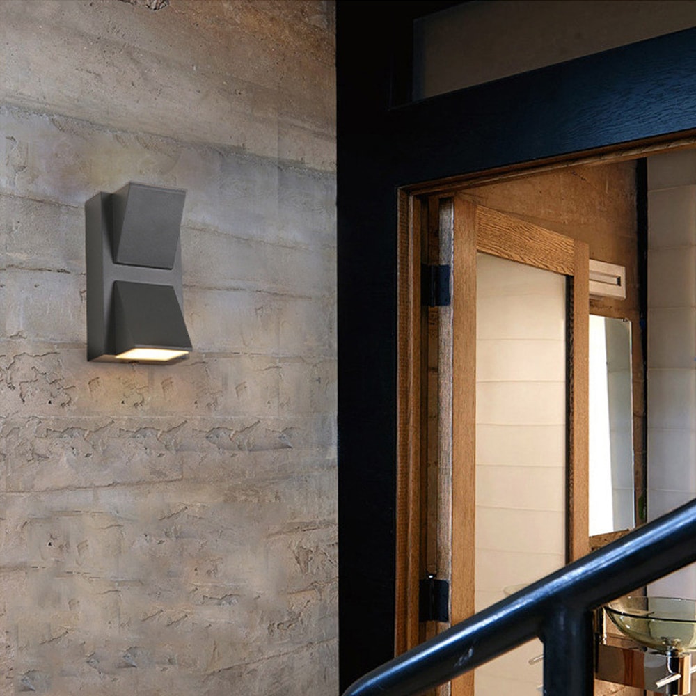 Outdoor LED Wall Light Aluminium Wall Lamp Waterproof Garden Lighting Lamp For Sconce Balcony Decor