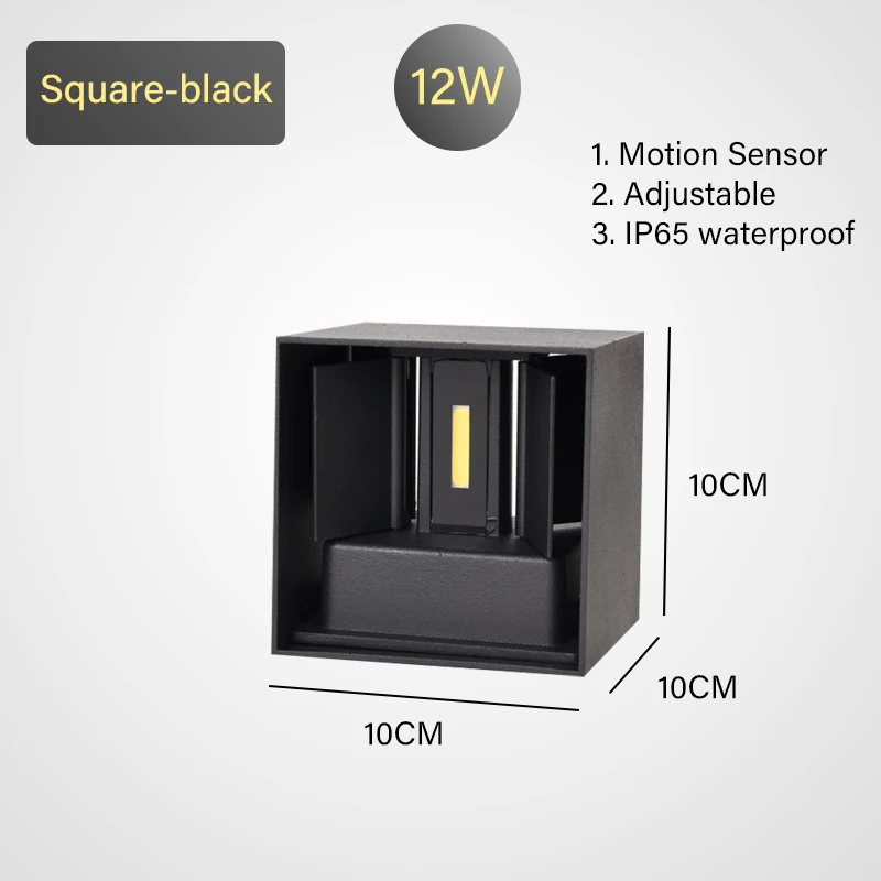 Outdoor Waterproof LED Wall Light Porch Garden Lamp Bedroom Bedside Indoor Decoration Lighting 5