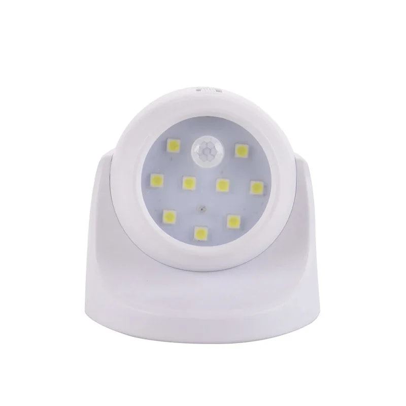 Wireless PIR Motion Sensor Light Battery Operated LED Spotlight Infrared Wall Lamp For Home Indoor 6