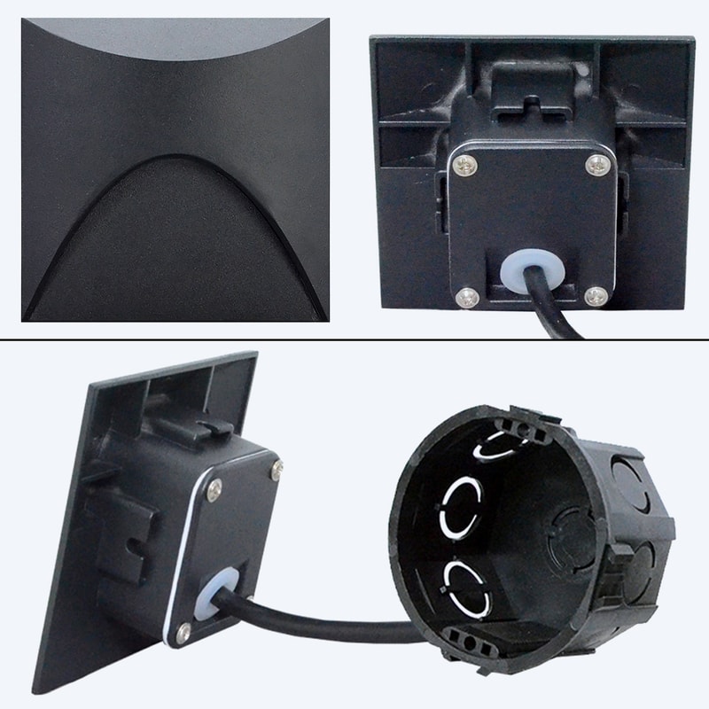 Motion Sensor Outdoor Stair Light Waterproof Wall Lamp Exterior Sconce For Garden Balcony Fence Li 4