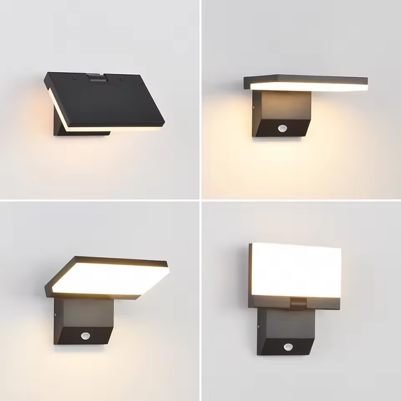 Waterproof Outdoor Wall Light LED Foldable Modern Design SensorActivated Wall Lights For Garden 4