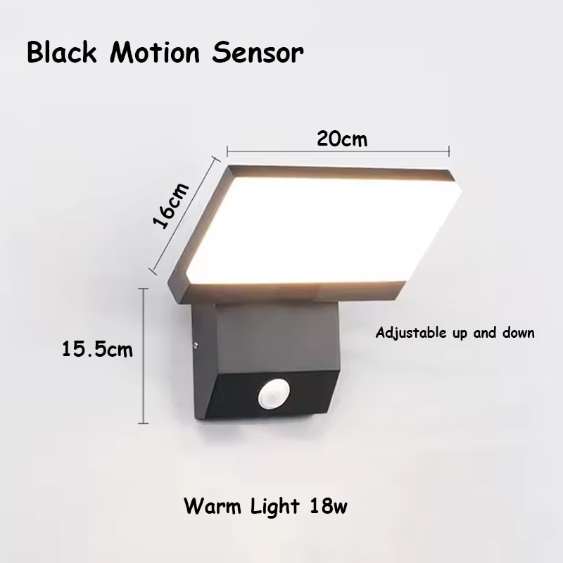 Waterproof Outdoor Wall Light LED Foldable Modern Design SensorActivated Wall Lights For Garden 6