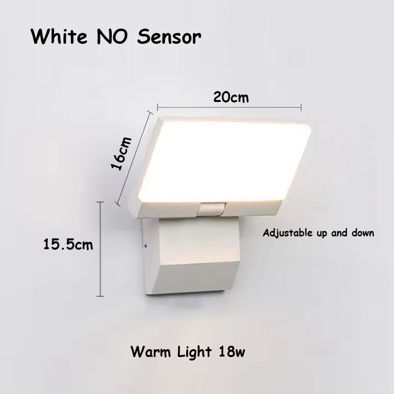 Waterproof Outdoor Wall Light LED Foldable Modern Design SensorActivated Wall Lights For Garden 7