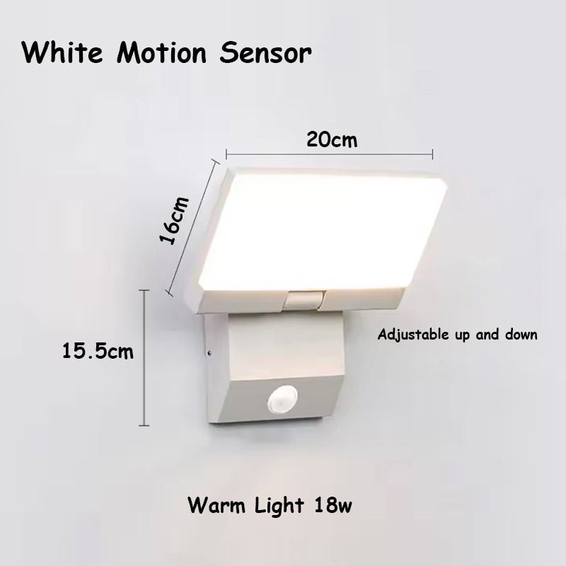 Waterproof Outdoor Wall Light LED Foldable Modern Design SensorActivated Wall Lights For Garden 8