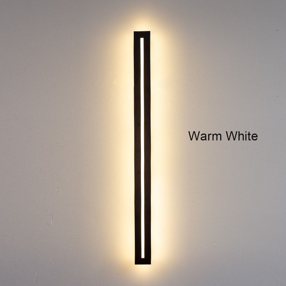 Garden Light Decoration LED Long Wall Sconce Lamp Outdoor Sconce Luminaire For Exterior Lighting 5